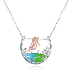 Wholesale 925 Silver Animal World Pendant Necklaces with Unique Seamaster