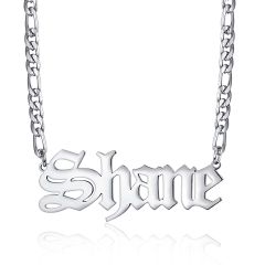Wholesale Personalized Name Necklace Cuban Chain Stainless Steel