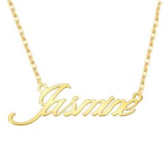 Wholesale Stainless Steel Custom Name Necklace Personalized Necklace Cable Chain