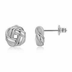 Wholesale Twisted Stud Earrings Love Knot Studs for Women Teen Girls