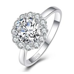 Wholesale Women Engagement Rings 925 Silver with White