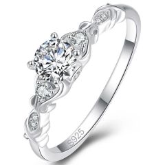 Wholesale Women the best 925 Silver Engagement Ring