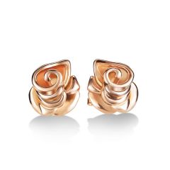 Wholesale Women 925 Sterling Silver Rose Gold Stud Earrings