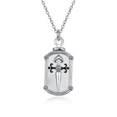 Wholesale 18 Inch Pendant Necklace 925 Sterling Silver for Men